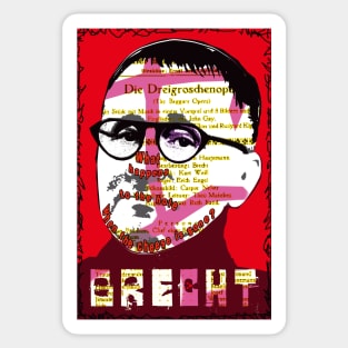 Bertolt Brecht – Theater and Revolution Sticker